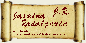 Jasmina Rodaljević vizit kartica